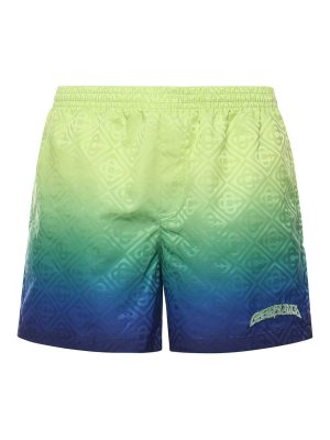 CASABLANCA: one-piece - Gradient Swimsuit With Logo