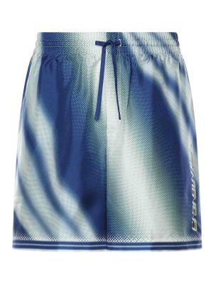 CASABLANCA: Trousers Shorts - Art Of The Serve Silk Shorts
