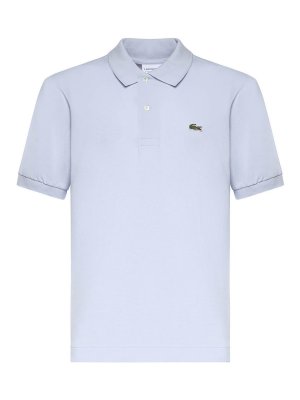 LACOSTE: polo shirts - Cotton Blend Polo Shirt With Logo
