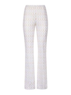 MISSONI: casual trousers - Zigzag Lace Pants