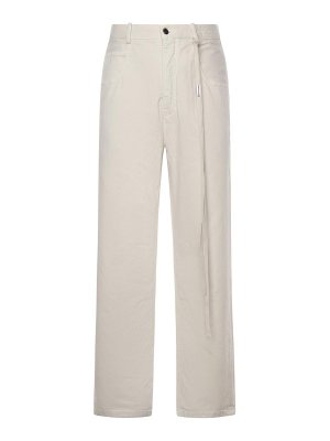 ANN DEMEULEMEESTER: casual trousers - Ronald Cotton Pants