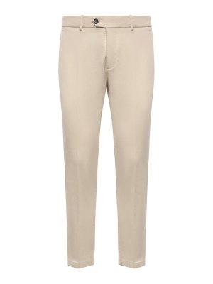 BEABLE: casual trousers - Cotton-Blend Alexander Trousers