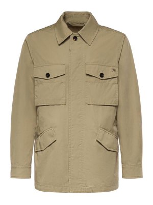 BURBERRY: casual jackets - Bradmore Cotton Twill Jacket