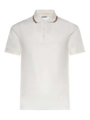 BURBERRY: Polos  - Polo - Blanc