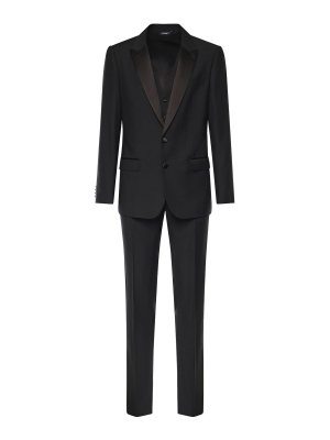 DOLCE & GABBANA: formal suits - Three-Piece Tuxedo Suit