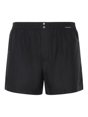 DOLCE & GABBANA: Swim shorts & swimming trunks - Silk Satin Boxer Shorts