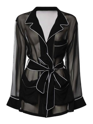 DOLCE & GABBANA: shirts - Chiffon Vanity Shirt