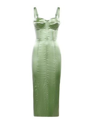 DOLCE & GABBANA: Vestidos media pierna - Vestido Midi - Verde