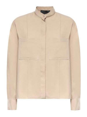 DONDUP: shirts - Viscose Gabardine Shirt