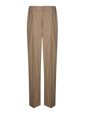 DONDUP: Pantalones casual - Pantalón Casual - Blanco