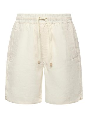 ELEVENTY: Trousers Shorts - Athletic Linen Bermuda Shorts