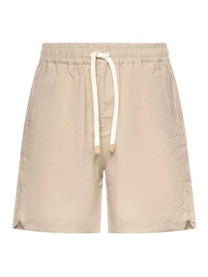 ELEVENTY: Trousers Shorts - Athletic Linen Bermuda Shorts