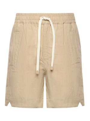 ELEVENTY: Shorts - Shorts - Beis Claro