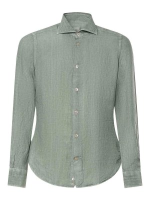 ELEVENTY: shirts - Dandy Linen Shirt