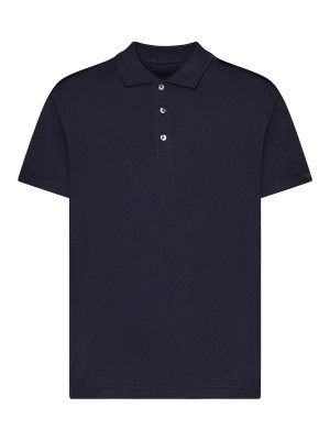 FAY: polo shirts - Cotton Polo Shirt With Logo