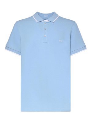 FAY: polo shirts - Stretch Pique Polo Shirt
