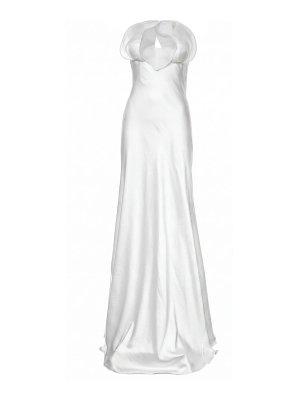 GENNY: abiti lunghi - Vestito Bustier Lungo Con Volant