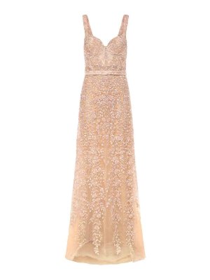 GENNY: abiti al ginocchio - Vestito in tulle ricamato
