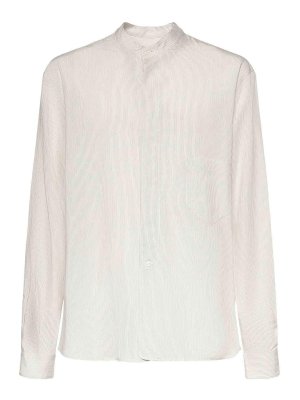 Mauro Grifoni: shirts - Striped Modal Shirt