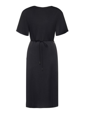 HERNO: knee length dresses - Acetate And Viscose Dress