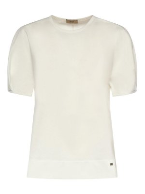 HERNO: t-shirts - Cotton T-Shirt