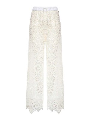HERNO: Pantalones casual - Pantalón Casual - Blanco