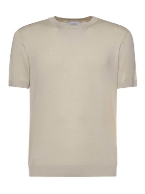 LARDINI: t-shirts - Silk T-Shirt