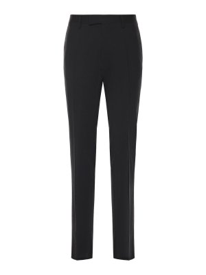 LARDINI: casual trousers - Stretch Wool Trousers