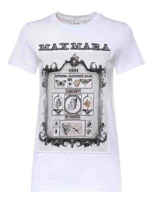 Max Mara: Camisetas - Camiseta - Blanco