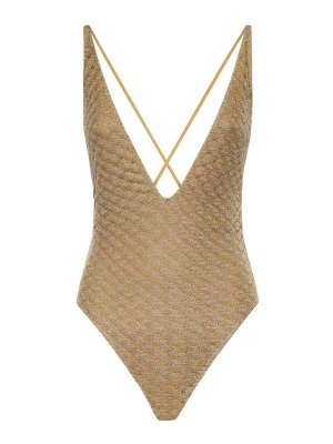 MISSONI: one-piece - Lam Viscose One-Piece Swimsuit