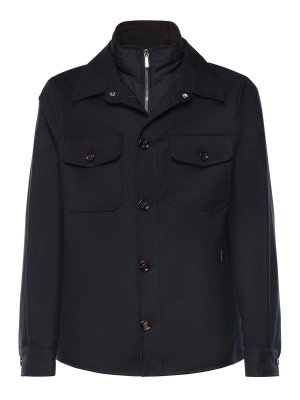 MOORER: casual jackets - Dulac-Pum Overshirt