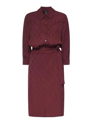 Pinko: abiti al ginocchio - Vestito midi in viscosa