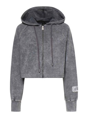 Pinko: Felpe e maglie - Felpa corta in cotone