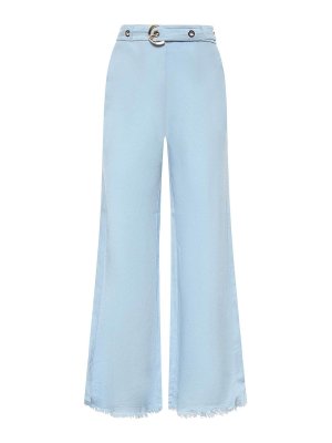 Pinko: Pantalones casual - Pantalón Casual - Azul Claro