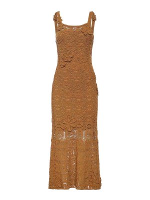Pinko: abiti al ginocchio - Vestito longuette all'uncinetto