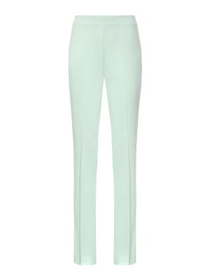 Pinko: casual trousers - Flared Trousers With Pressed Crease