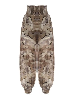 Pinko: casual trousers - Camouflage Balloon Pants