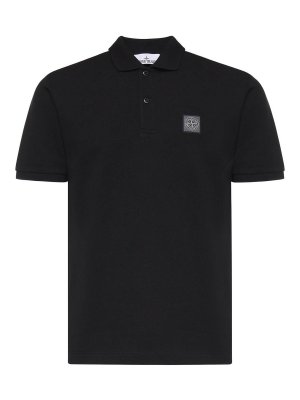 STONE ISLAND: Poloshirts - Poloshirt - Schwarz