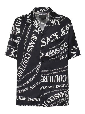 Versace Jeans Couture: Chemises - Chemise - Noir