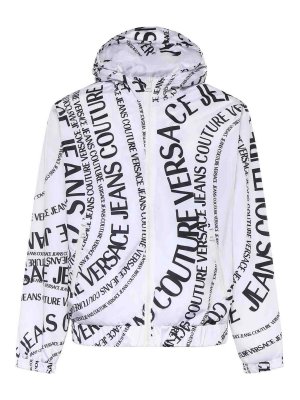 Versace Jeans Couture: casual jackets - Printed Windbreaker
