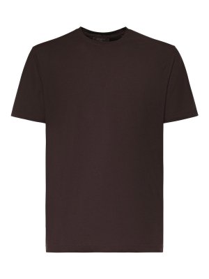 ZANONE: T-shirts - T-Shirt - Braun