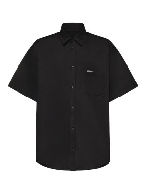 BALENCIAGA: Hemden - Hemd - Schwarz