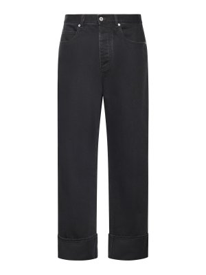 BOTTEGA VENETA: Jeans Rectos - Vaqueros Rectos - Negro
