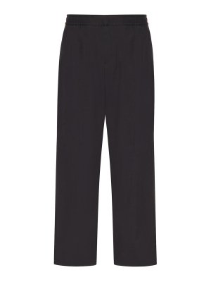 LAMINAR: casual trousers - Cotton And Nylon Twill Trousers