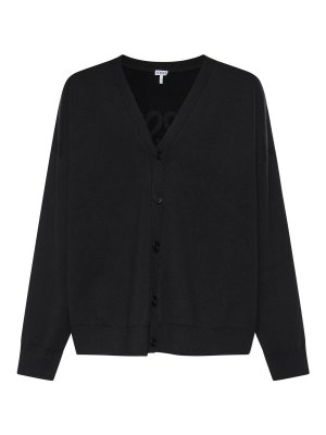 LOEWE: cardigans - Wool Blend Cardigan