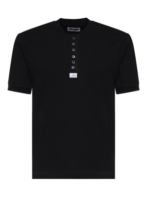 MAGLIANO: polo shirts - Ribbed Cotton Jersey Polo Shirt