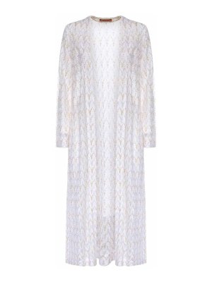 MISSONI: Cárdigans - Cárdigan - Oro Blanco