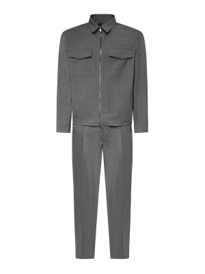SANTANIELLO: casual suits - Wool Blend Coordinated Suit