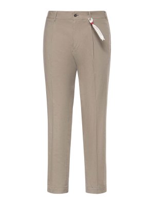 SANTANIELLO: Casual Hosen - Casual Hose - Taupe