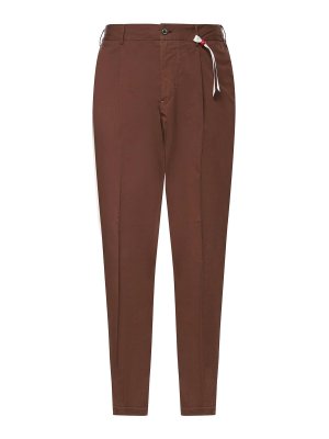 SANTANIELLO: casual trousers - Stretch Cotton Trousers